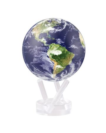 Mova Globe 4.5" Earth with Clouds with Acrylic Base