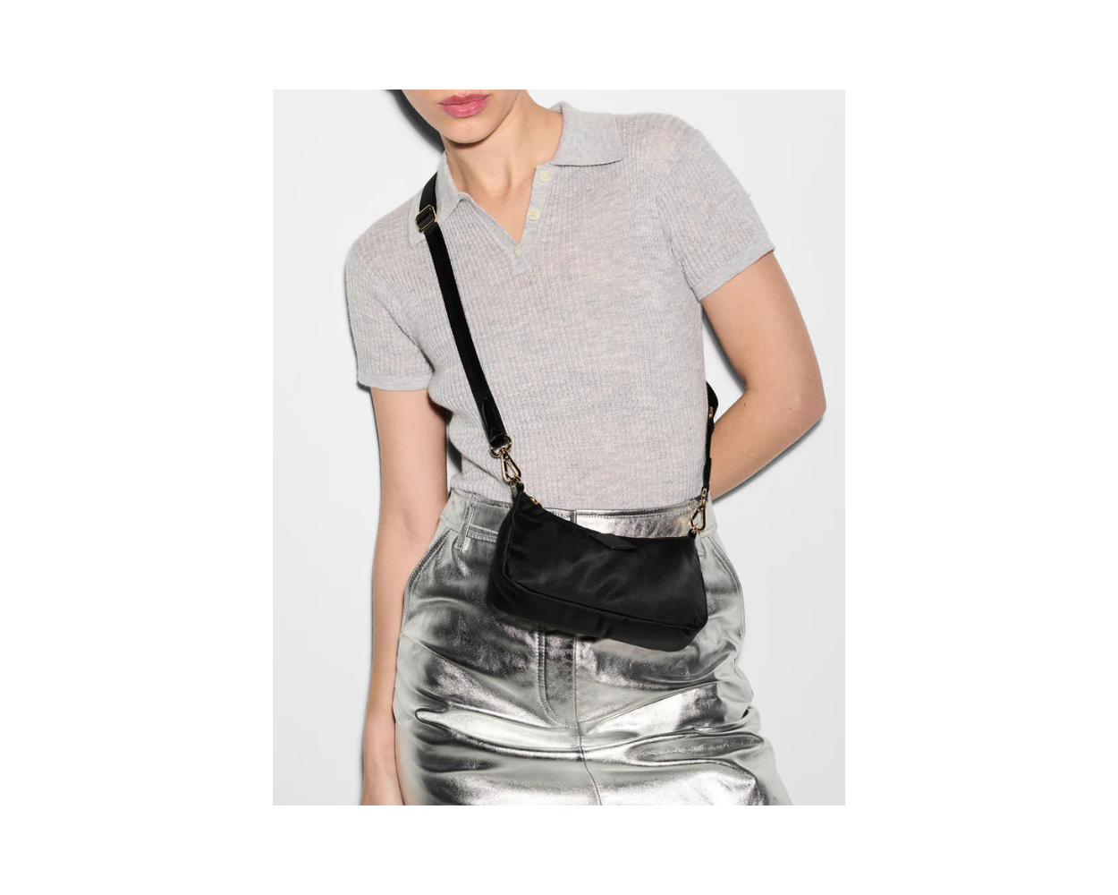 London Harness | MZ Wallace Mini Chelsea Shoulder in Black | Gifts