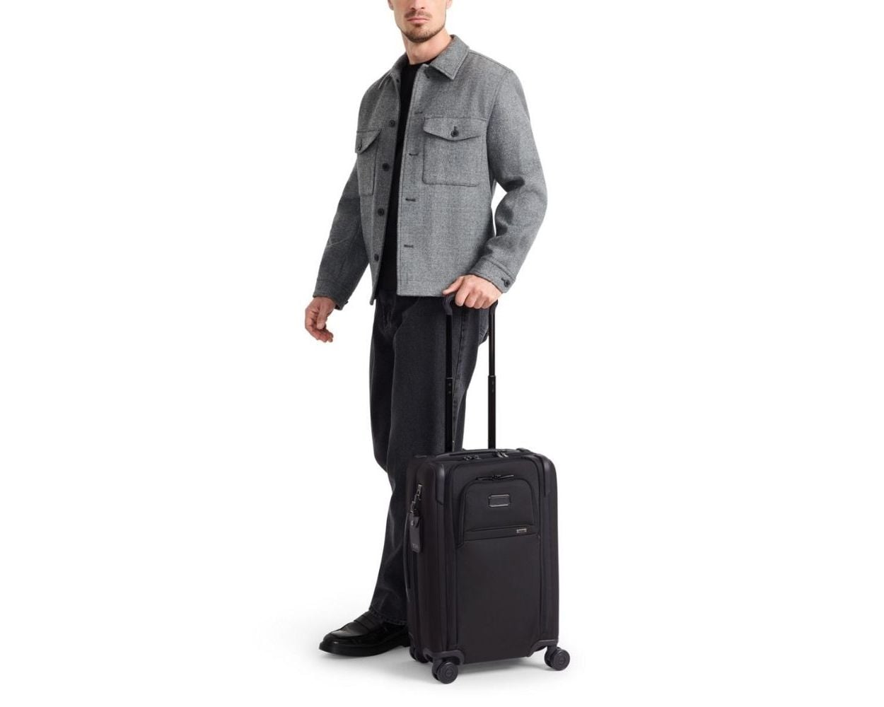 London Harness | Tumi Alpha Dual Access Expandable Carry-On
