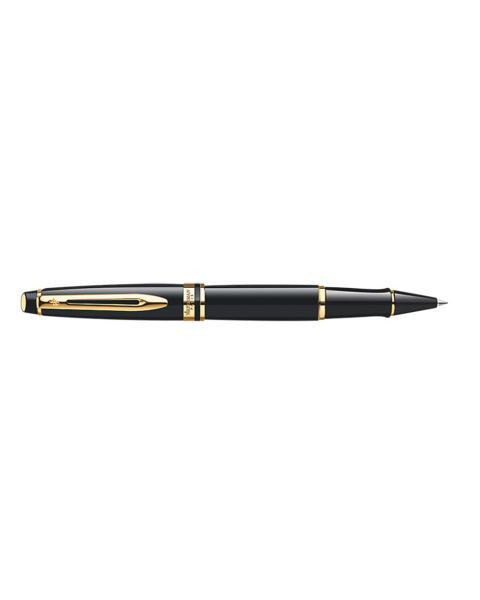 Waterman Expert Black Rollerball Pen | Fine Tip, Black Ink, Gift Box | Parisian Style Luxury Pen