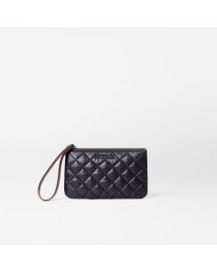 MZ Wallace Flat Metro Wristlet in Black