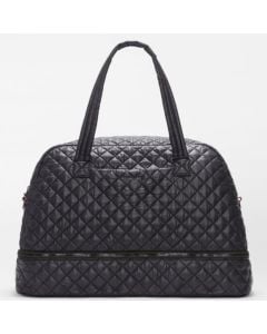 MZ Wallace Jim Overnight Duffel in Black