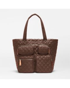 MZ Wallace Medium Metro Travel Tote in Walnut