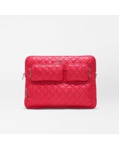 MZ Wallace Tech Sleeve Deluxe in Red Apple