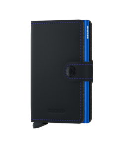 Secrid Miniwallet Matte Black & Blue