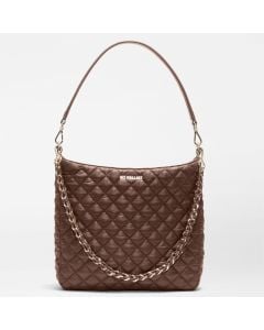 MZ Wallace Crosby Hobo in Walnut