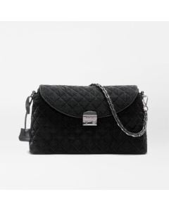MZ Wallace Crosby Lock Shoulder in Tech Velvet