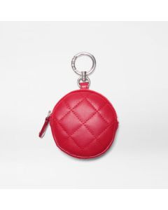 MZ Wallace Icon Pouch Leather in Red Apple