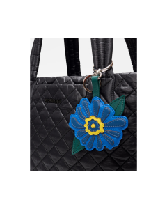 MZ Wallace Leather Flower Charm 