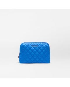 MZ Wallace Medium Double Zip Cosmetic in Surf Blue 