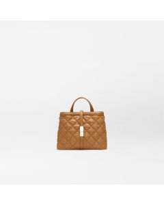 MZ Wallace Mini Astor Top Handle in Cognac