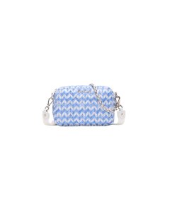 MZ Wallace Mini Crosby Crossbody in Porcelain Blue