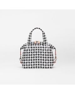 MZ Wallace Small Sutton Deluxe in Black and White Gingham