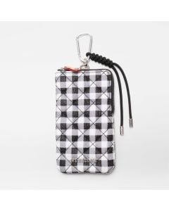 MZ Wallace Sunnies Case in Black and White Gingham