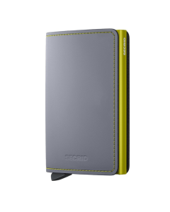 Secrid Slimwallet Matte Grey & Lime